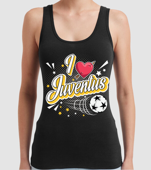 Popart Liverpool Juventus model negru pe tricou