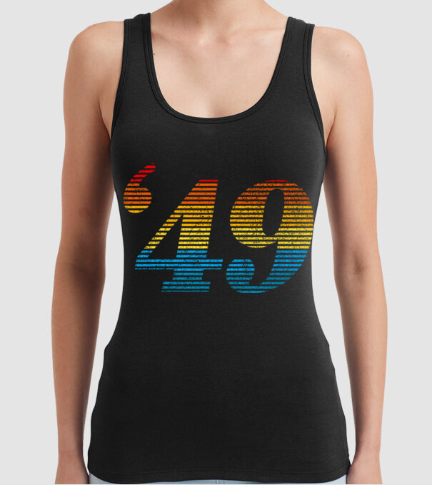 Retro Birthday 1949 model negru pe tricou