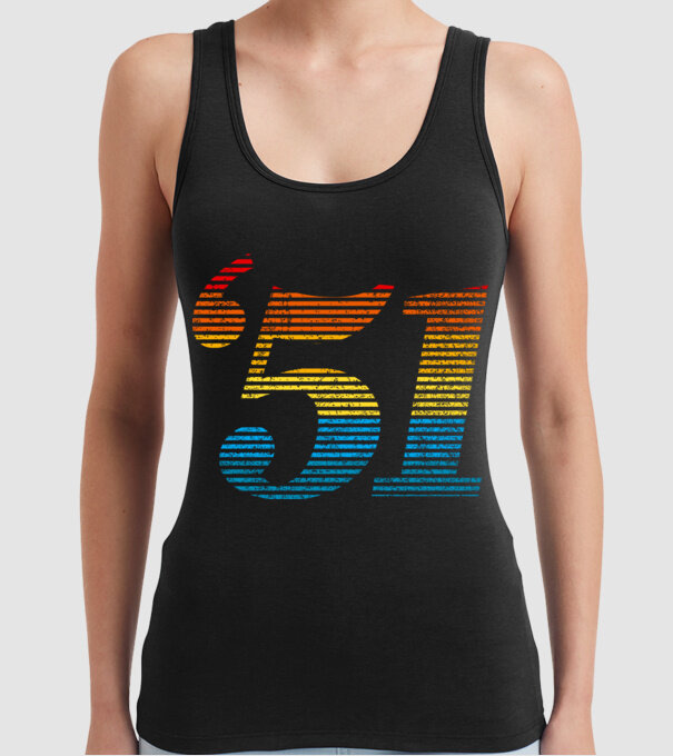 Retro Birthday 1951 model negru pe tricou