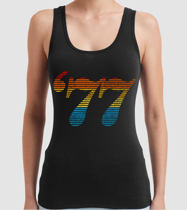 Retro Birthday 1977 model negru pe tricou