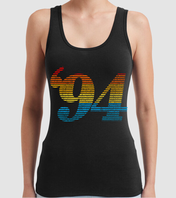 Retro Birthday 1994 model negru pe tricou