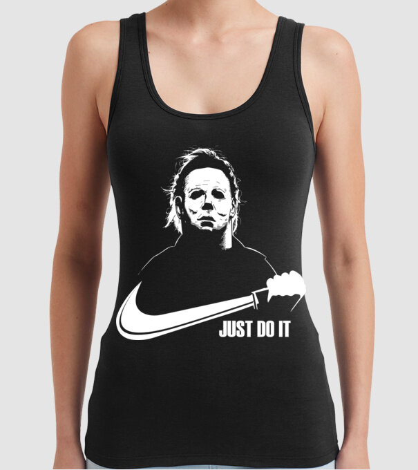 Serial killer model negru pe tricou
