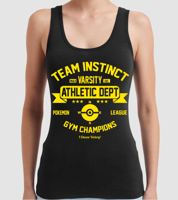 Team instinct champions model negru pe tricou
