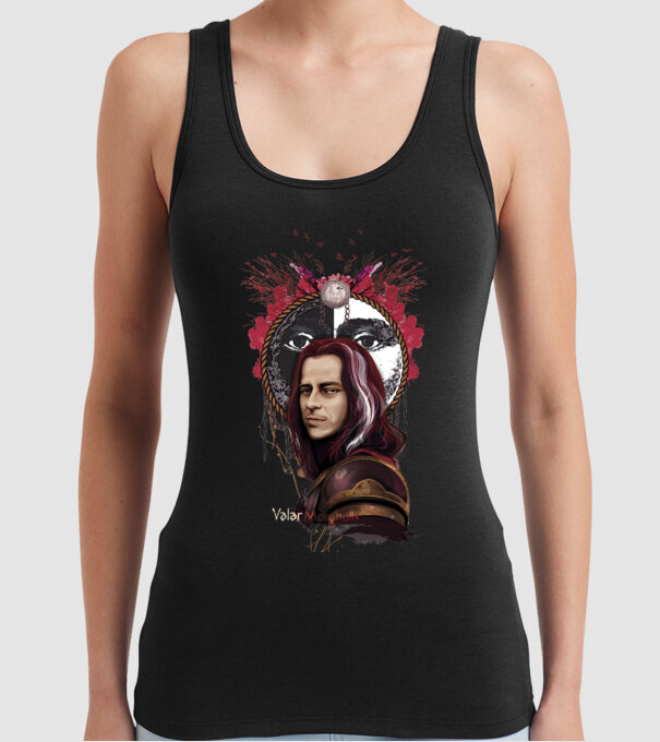 Valar Morghulis model negru pe tricou