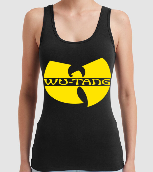 wu tang logo model negru pe tricou