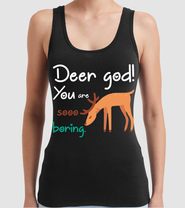 You = boring model negru pe tricou