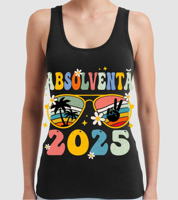Absolventă 2025 model negru pe tricou