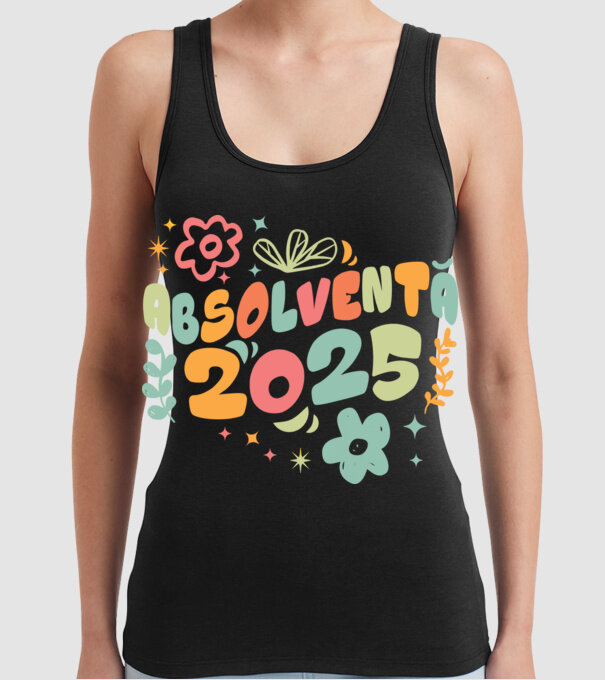 Absolventă 2025 model negru pe tricou