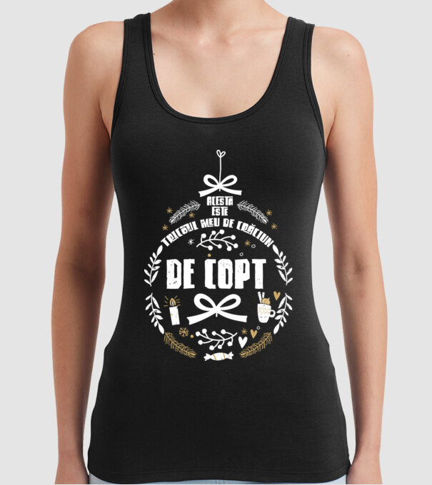 acesta este tricoul meu de Crăciun_de copt model negru pe tricou