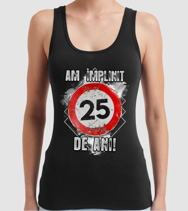 Am împlinit 27 de ani! model negru pe tricou