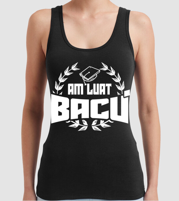 Am luat bacu model negru pe tricou