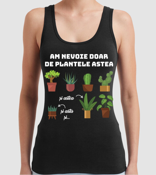 am nevoie doar de plantele astea model negru pe tricou