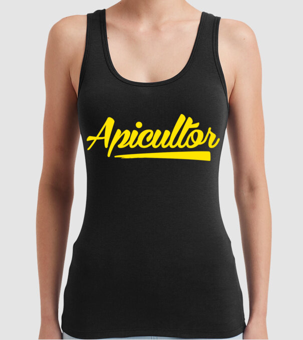 Apicultor model negru pe tricou