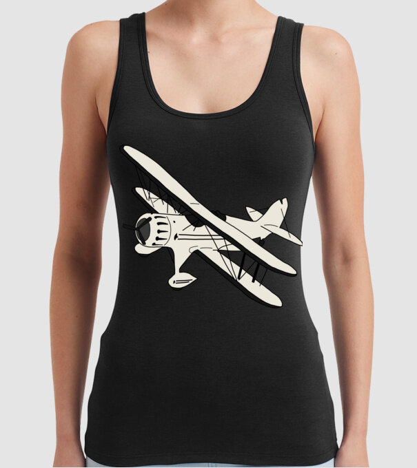 Avioane model negru pe tricou