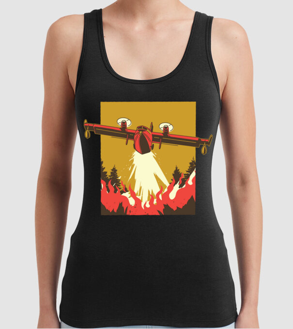 Avioane model negru pe tricou