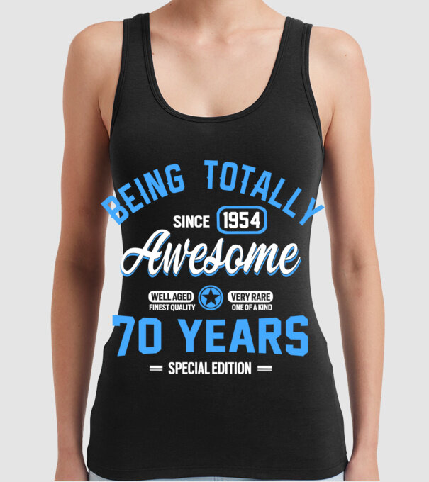 Being totally awesome 70 model negru pe tricou