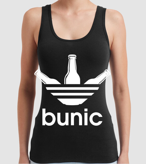 Bunicdidas model negru pe tricou