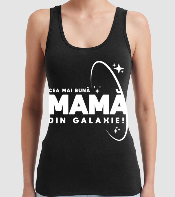 Cea mai bună bunică din Galaxie! model negru pe tricou