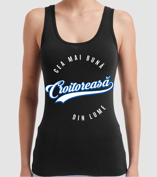 Cea mai bună croitoreasă din lume model negru pe tricou