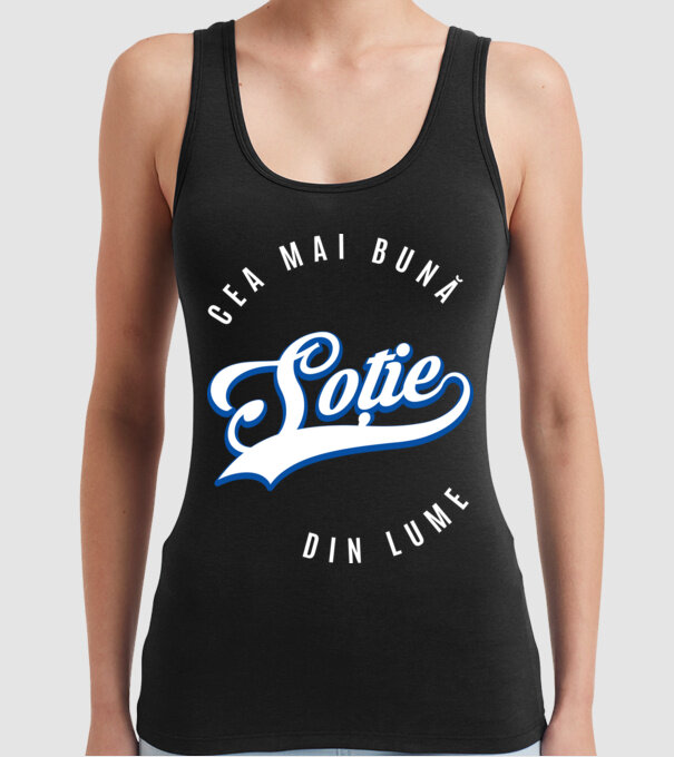 Cea mai bună SOȚIE din lume model negru pe tricou