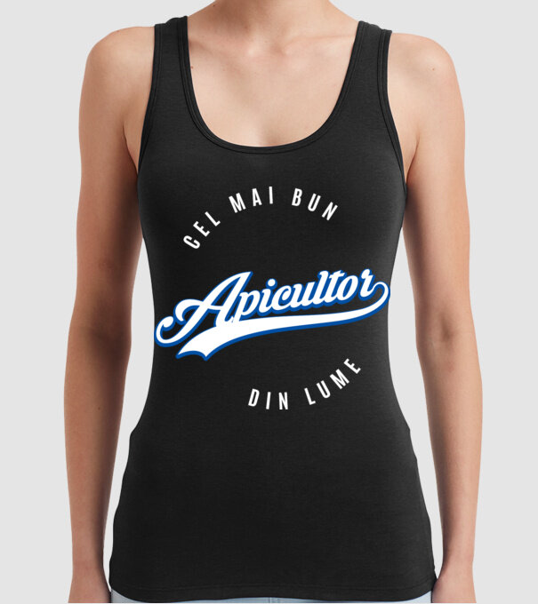 Cel mai bun APICULTOR din lume model negru pe tricou