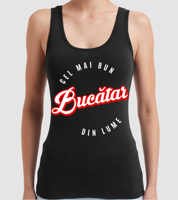 Cel mai bun BUCĂTAR din lume model negru pe tricou