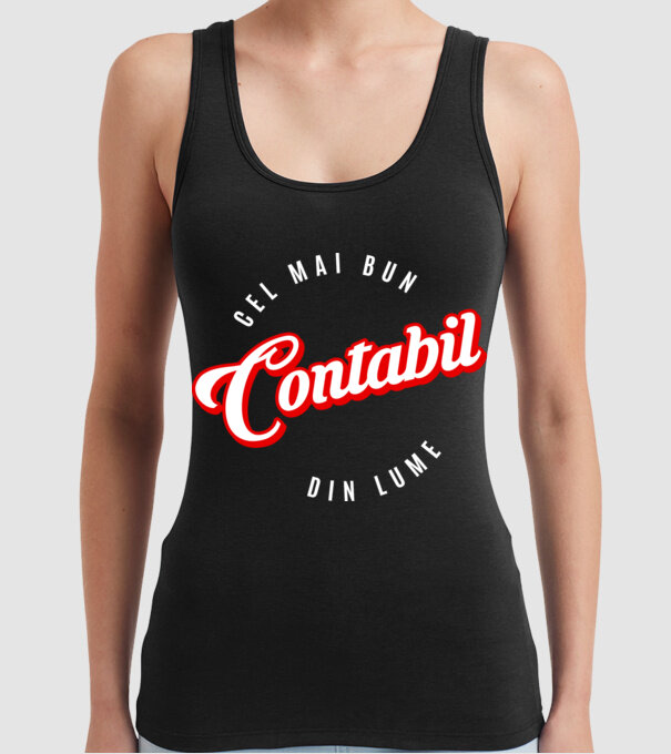 Cel mai bun CONTABIL din lume model negru pe tricou