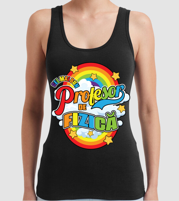 Cel mai bun fizică model negru pe tricou