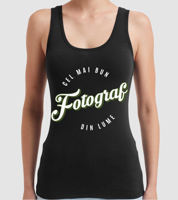 Cel mai bun Fotograf  din lume model negru pe tricou