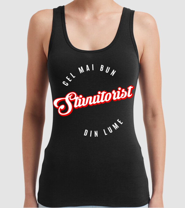 Cel mai bun STIVUITORIST din lume model negru pe tricou