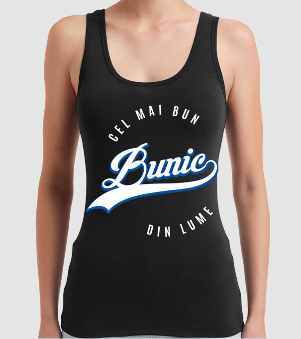 cel mai bun bunic din lume model negru pe tricou