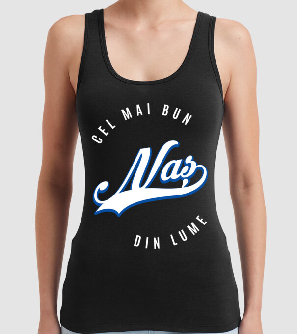 Cel mai bun NAȘ din lume model negru pe tricou