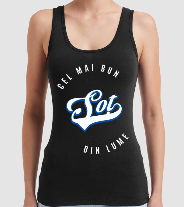 Cel mai bun SOȚ din lume model negru pe tricou