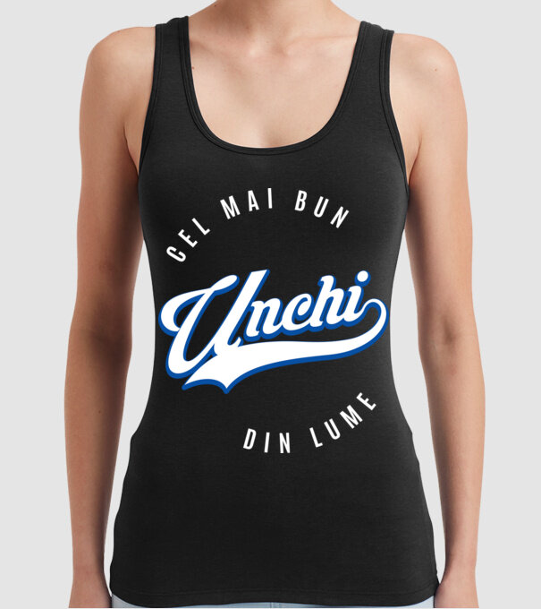 Cel mai bun UNCHI din lume model negru pe tricou