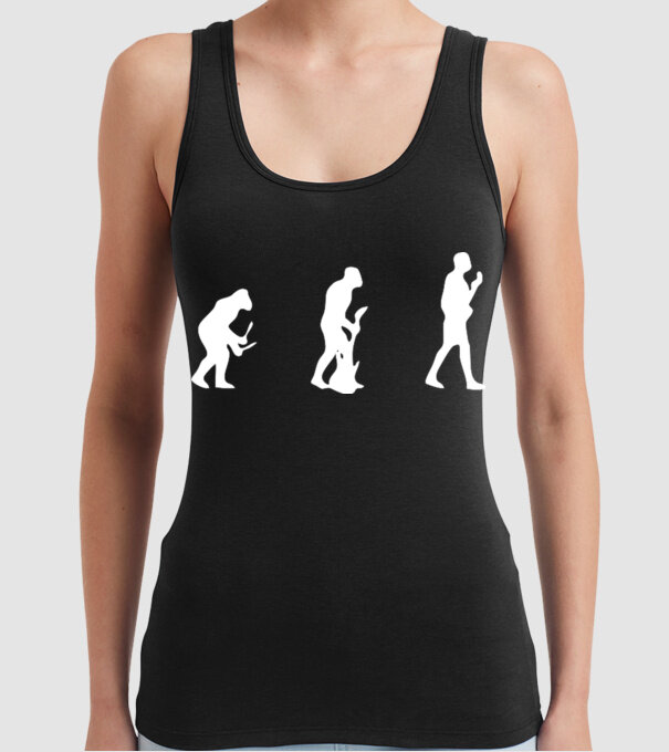 chitară evolution model negru pe tricou