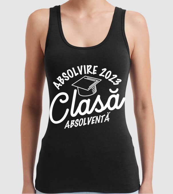 Clasă absolventă  model negru pe tricou