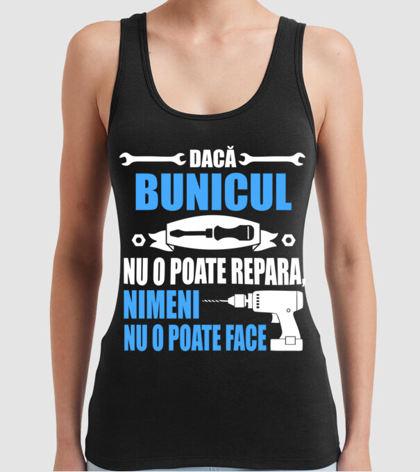 Dacă bunicul nu o poate repara, nimeni nu o poate face model negru pe tricou