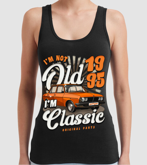 DACIA 1995 model negru pe tricou