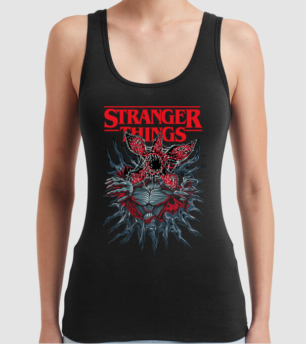 DEMOGORGON model negru pe tricou
