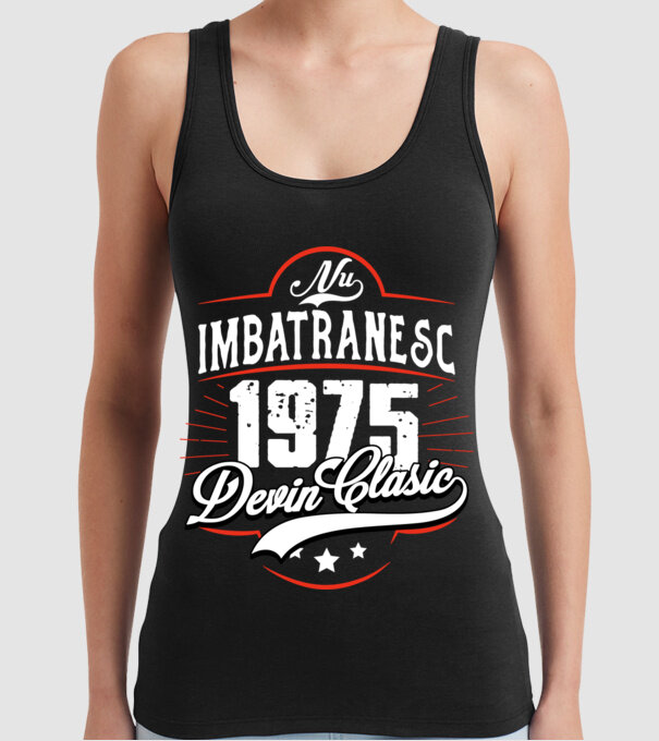 Devin Clasic - 1975 model negru pe tricou