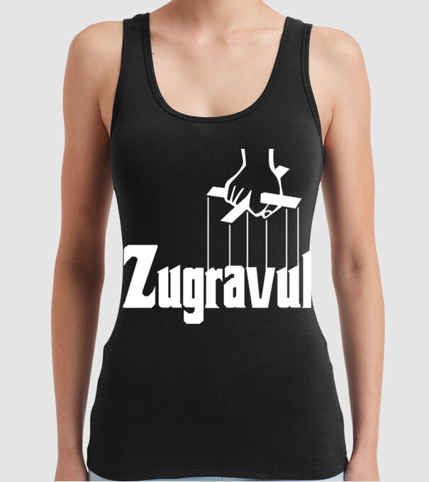 Zugravul model negru pe tricou