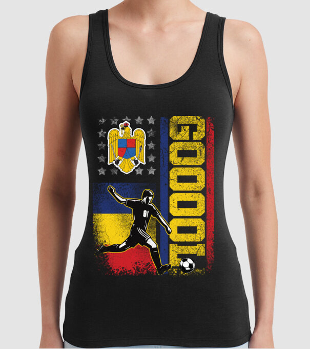 GOOOL model negru pe tricou