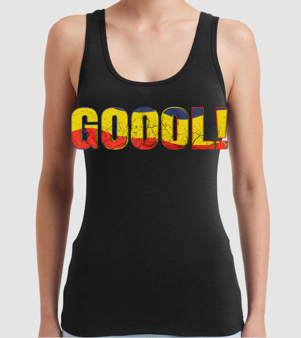 GOOOL model negru pe tricou