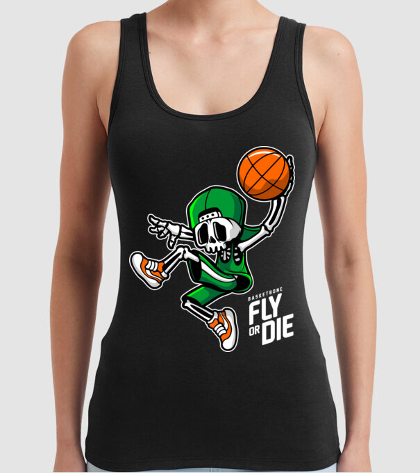 Graffiti model negru pe tricou