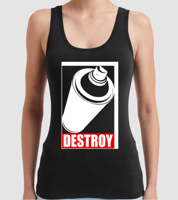 Graffiti model negru pe tricou