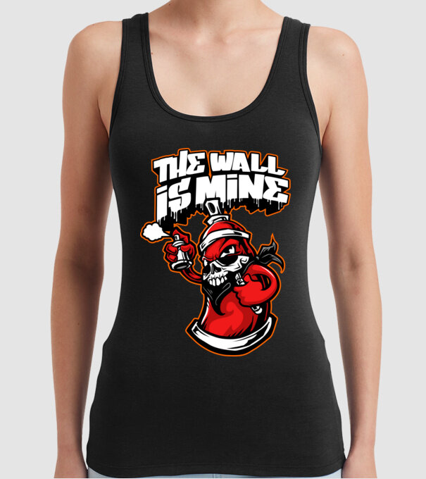 Graffiti model negru pe tricou