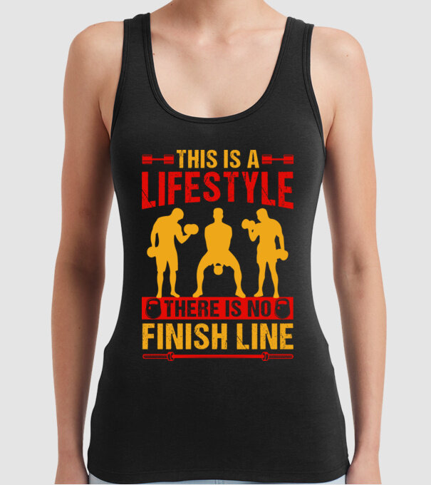 GYM Fitness model negru pe tricou