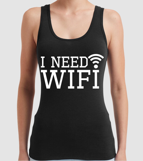 I need wifi model negru pe tricou