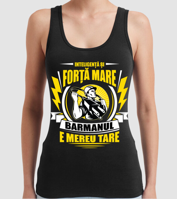 Inteligență și forță mare, electricianul e mereu tare model negru pe tricou