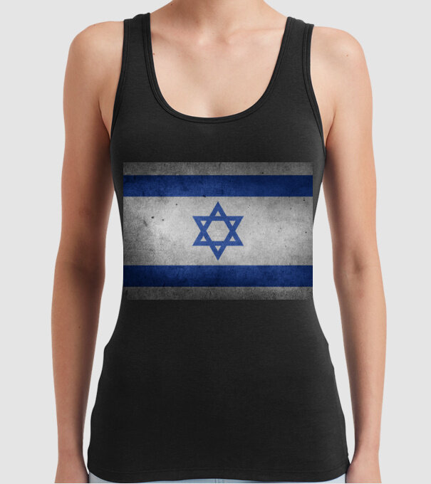 ISRAEL model negru pe tricou